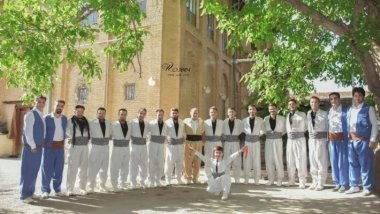 Kürt folklor ekibi Barcelona'da  ikinci oldu