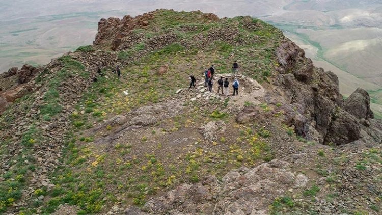 Urartulara ait kale kalıntısına ulaşıldı
