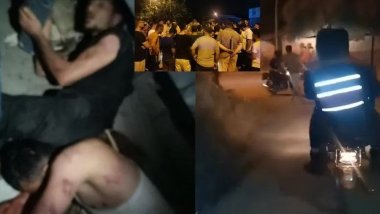 Barınma merkezinden kaçan göçmenler halk tarafından linç edildi