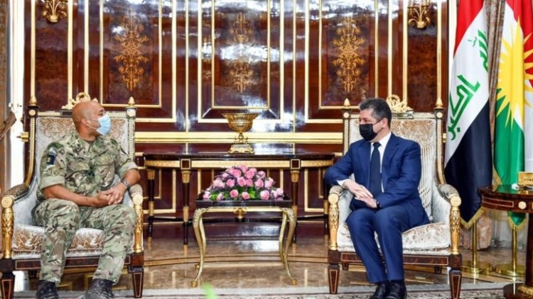 Başkan Barzani Koalisyon komutanı ile görüştü