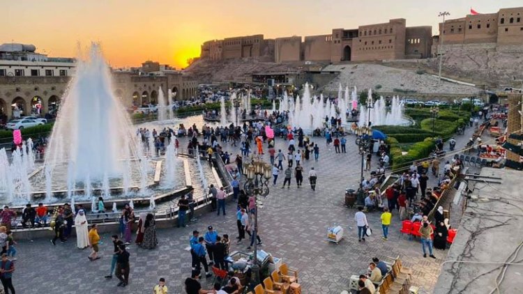 Başkent Erbile, bayram boyunca 158 bini aşkın turist uğradı