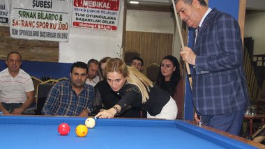 Şırnak’ta bir ilk: Bilardo turnuvası düzenleniyor