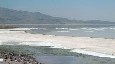 Doğu Kürdistan'da Urmiye Gölü protestosu