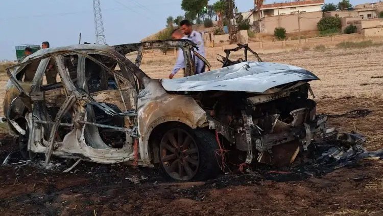 Kamışlo’da bir araca yönelik SİHA’lı saldırı