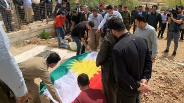 Dara Kaya Erbil’de babası Yaşar Kaya’nın yanında toprağa verildi