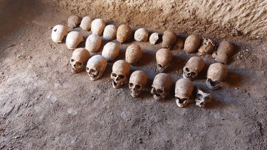 Adıyaman'da bin 600 yıllık 27 iskelet bulundu