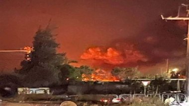 İsrail askeri eğitim merkezinde büyük yangın çıktı