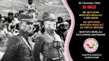 PAK: 33 Kurşun olayının 79. yıldönümünde de Türkiye Devleti’nin Anlayışında Bir Değişiklik Olmamıştır