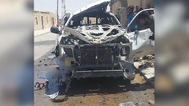 Ezidxan Güçleri’nin aracına yerleştirilen bomba patladı