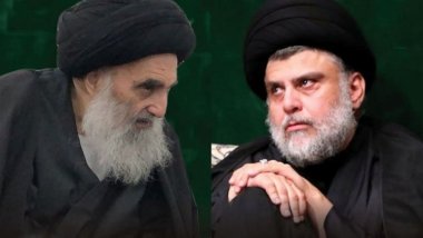 Mukteda Sadr Sistani'yi ziyaret etti