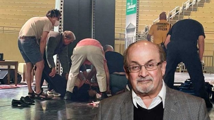 Şeytan Ayetleri'nin yazarı Salman Rüşdi, ABD'de saldırıya uğradı