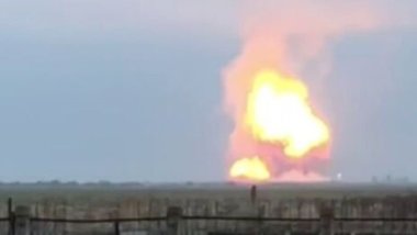 Kırım'da mühimmat deposunda şiddetli patlama