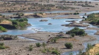Zaho'ya akan Hezil Çayı kurudu