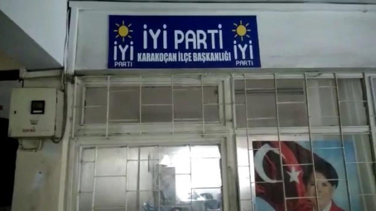 Elazığ'da İYİ Parti ilçe başkanlığına hırsız girdi