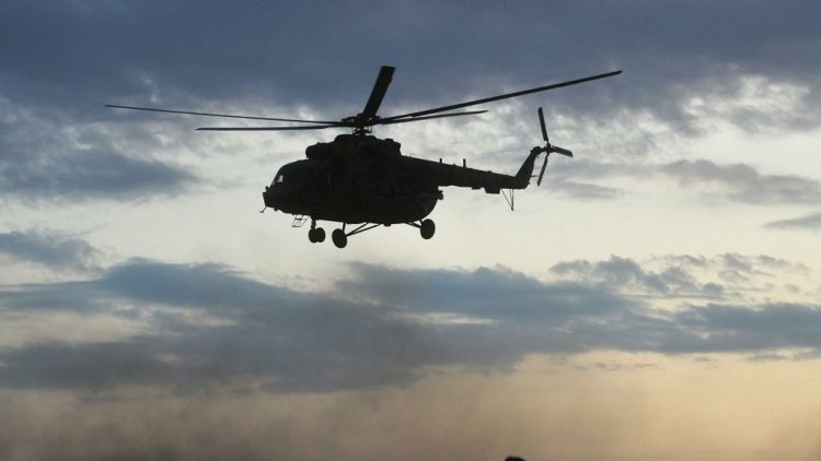 Rusya'da helikopter düştü