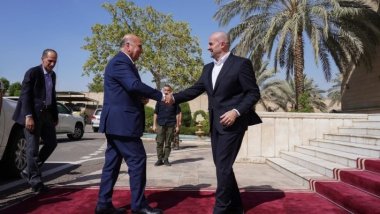 Fuat Hüseyin, Qubad ve Bafel Talabani ile görüşüyor