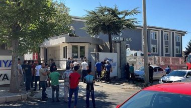 Antep'te fabrikada patlama