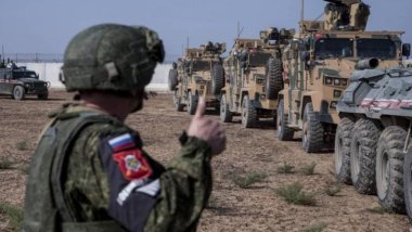 Kamışlo'da Rus-Türk ortak devriyesi gerçekleşti