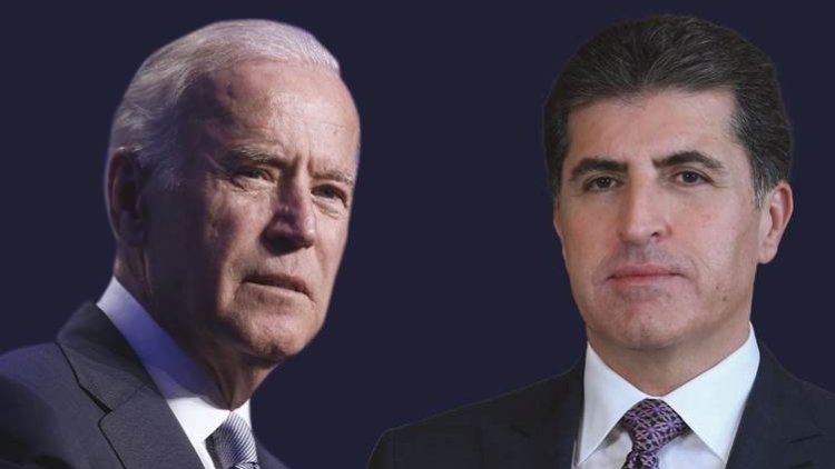 Neçirvan Barzani, Joe Biden ile bir araya geldi