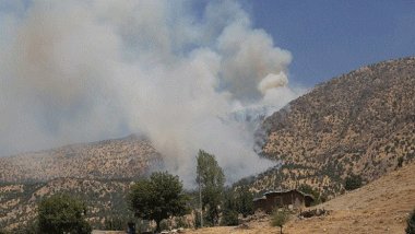 TSK'ya ait savaş uçakları Duhok kırsalını bombaladı