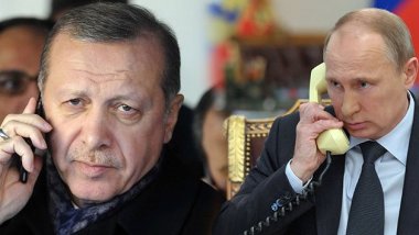 Erdoğan ve Putin telefonda görüştü