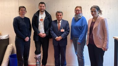 Rojavalı heyet Alman parlamenterle bir araya geldi