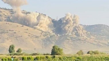 Süleymaniye kırsalına bombardıman