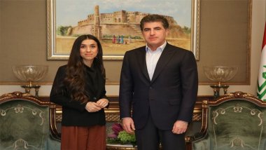 Neçirvan Barzani Nadia Murad'ı kabul etti