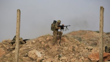 TSK ve silahlı gruplardan Serekaniye'de ortak tatbikat