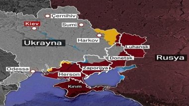 Kiev'de art arda patlama sesleri