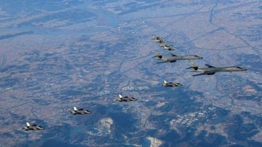 Japonya ile ABD'den Çin Denizi'nde ortak hava tatbikatı