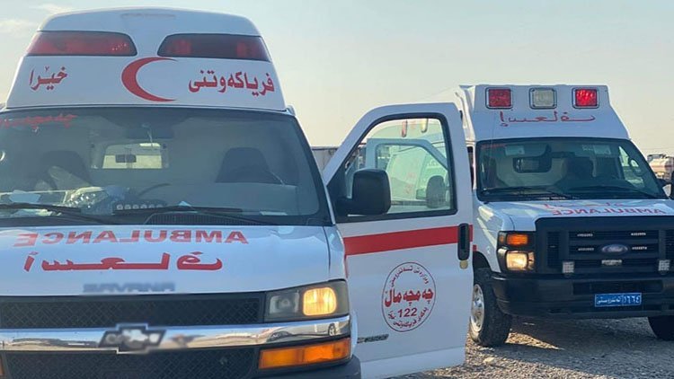Süleymaniye'de kaza: 2 Peşmerge hayatını kaybetti