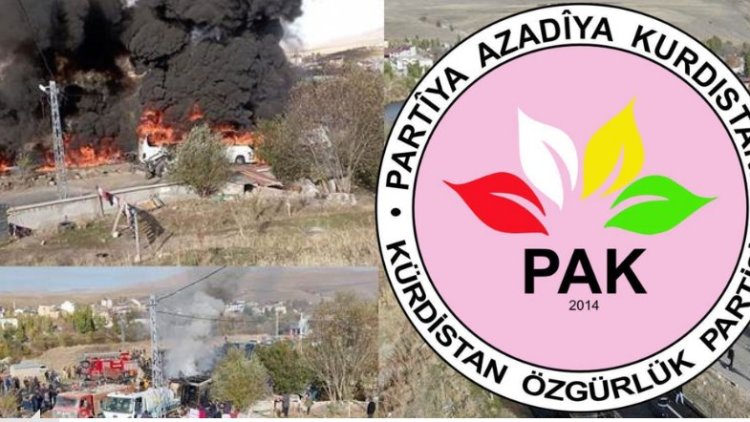 PAK'tan Ağrı’daki trafik kazasında yaşamını yitirenlerin ailelerine başsağlığı mesajı