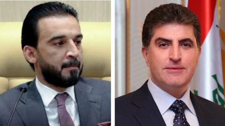 Irak Meclis Başkanı Halbusi ile Neçirvan Barzani görüştü