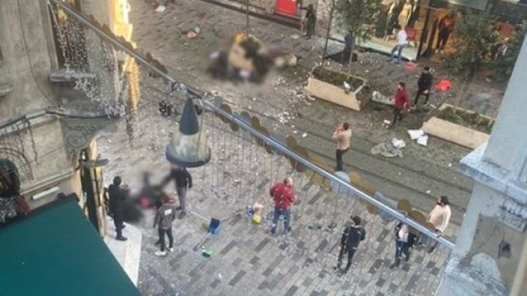 İstanbul'da İstiklal Caddesi'nde patlama: Ölü ve yaralılar var