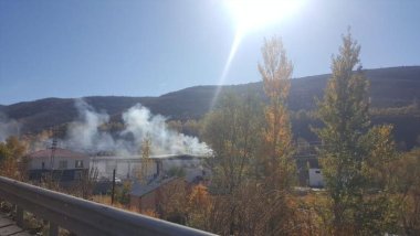 Bingöl'de su fabrikasında yangın