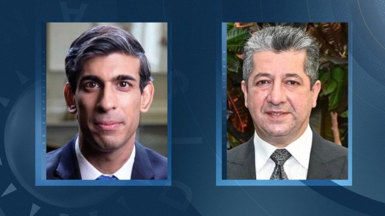 İngiltere Başbakanı Sunak'tan Başbakan Barzani’ye mektup