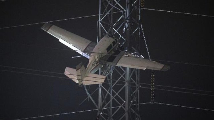 ABD'de uçak kazası: Binlerce kişi elektriksiz kaldı