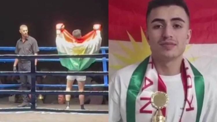 Rojavalı genç İsviçre’de kick boks şampiyonu oldu
