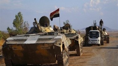 Suriye ordusundan Menbic kırsalına askeri sevkiyat