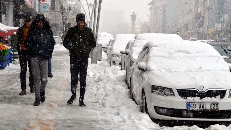 Van, Bitlis ve Muş için kar yağışı uyarısı