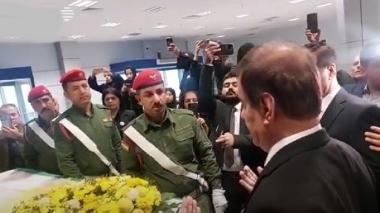 Letif Xefûr Mameseni’nin cenazesi başkent Erbil'e ulaştı