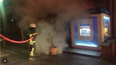 Siirt'te 5 banka ATM'si kundaklandı