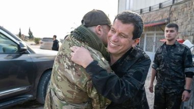 Bafıl Talabani Rojava’da Mazlum Abdi ile bir araya geldi