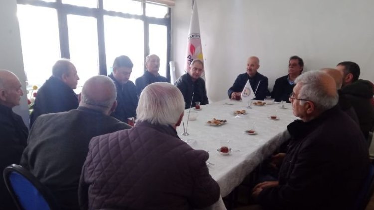 Şeyh Said Derneği Heyeti'nden Diyarbakır’da PAK’a dayanışma ziyareti