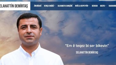 Demirtaş sitesine Kürtçe bölümünü ekledi