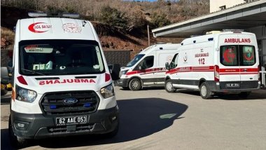 Dersim'de zırhlı araçta gaz sızıntısı: 9 polis zehirlendi