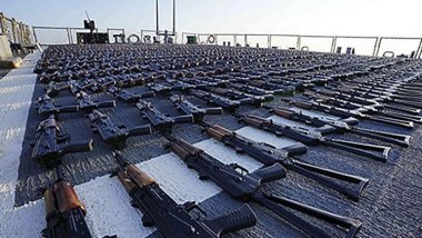 ABD Donanması: İran'dan Yemen'e gönderilen 2 binden fazla kalaşnikof tüfek ele geçirdik
