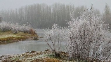 Dicle Vadisi beyaza büründü