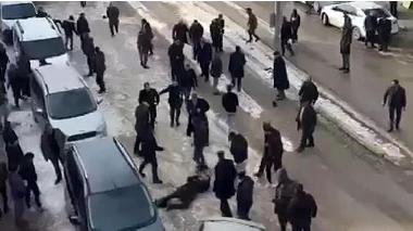 Erzurum'da meydan savaşı gibi kavga: 4 yaralı